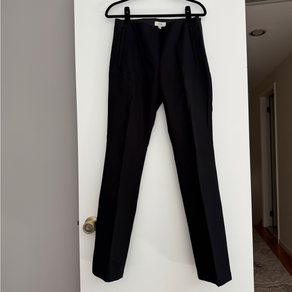COS flat front pants, straight fit